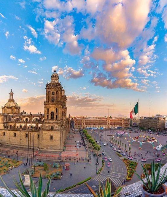Central & Cozy Studio With Rooftop View 1 Cidade do México Exterior foto
