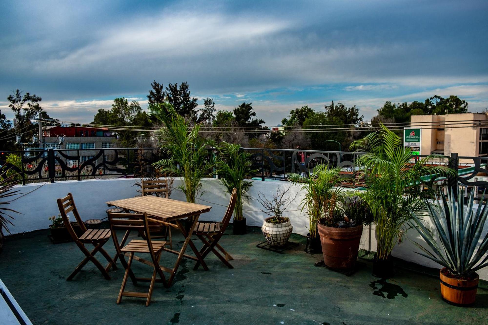 Central & Cozy Studio With Rooftop View 1 Cidade do México Exterior foto